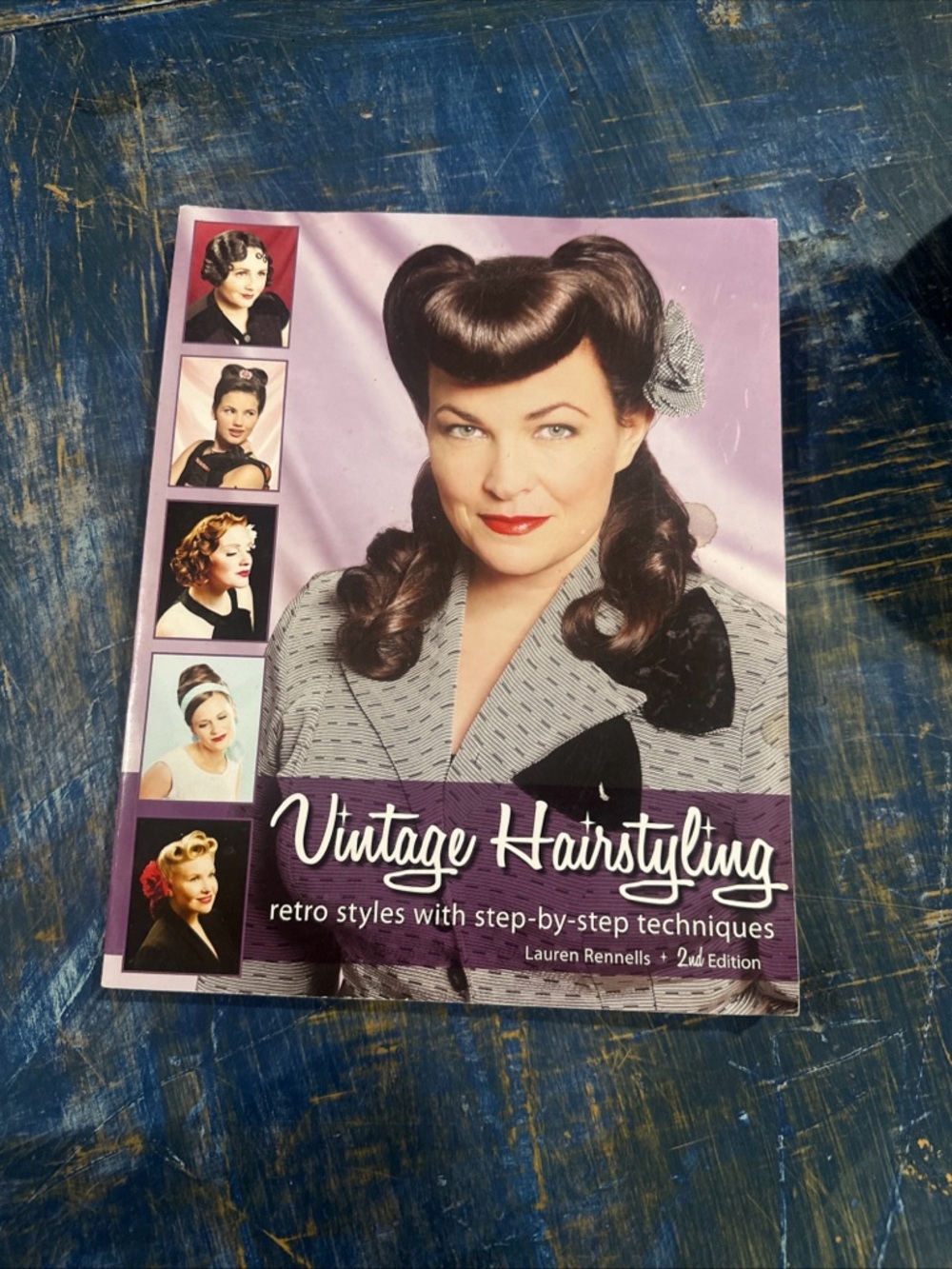 Vintage Hairstyling Book - Purple Cover
